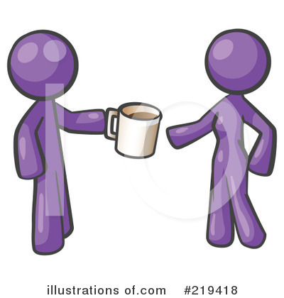Royalty-Free (RF) Coffee Clipart Illustration by Leo Blanchette - Stock Sample #219418