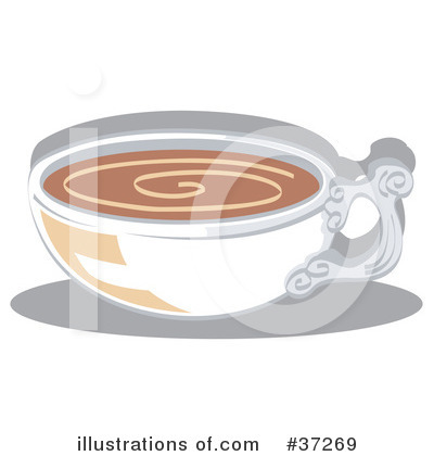 Royalty-Free (RF) Coffee Clipart Illustration by Andy Nortnik - Stock Sample #37269