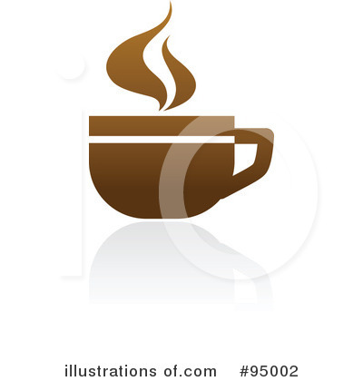 Royalty-Free (RF) Coffee Logo Clipart Illustration by elena - Stock Sample #95002