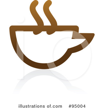 Royalty-Free (RF) Coffee Logo Clipart Illustration by elena - Stock Sample #95004