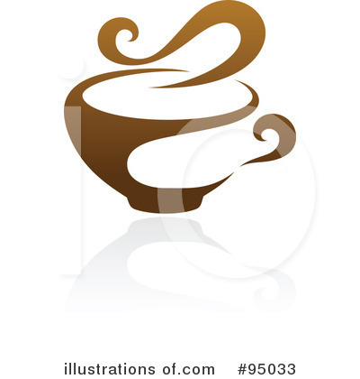 Royalty-Free (RF) Coffee Logo Clipart Illustration by elena - Stock Sample #95033