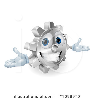 Royalty-Free (RF) Cog Wheel Clipart Illustration by AtStockIllustration - Stock Sample #1098970