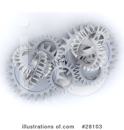 Gears Clipart #28103 by KJ Pargeter