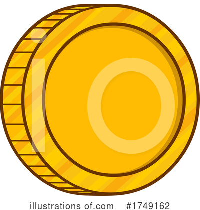 Gold Coin Clipart #1749162 by Hit Toon