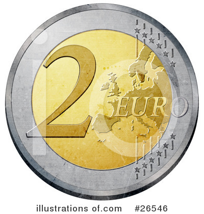 Royalty-Free (RF) Coin Clipart Illustration by beboy - Stock Sample #26546