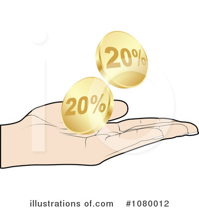 Gold Coins Clipart #1080012 by Andrei Marincas