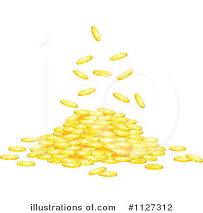 Gold Coin Clipart #1127312 by Vector Tradition SM