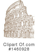 Coliseum Clipart #1460928 by Domenico Condello