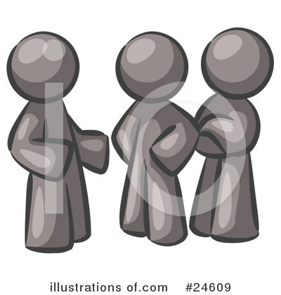 Royalty-Free (RF) Colleagues Clipart Illustration by Leo Blanchette - Stock Sample #24609