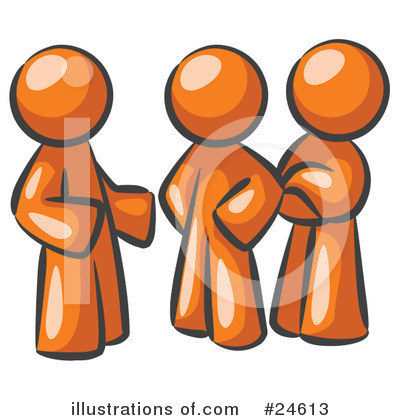Royalty-Free (RF) Colleagues Clipart Illustration by Leo Blanchette - Stock Sample #24613
