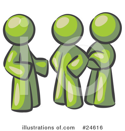 Royalty-Free (RF) Colleagues Clipart Illustration by Leo Blanchette - Stock Sample #24616