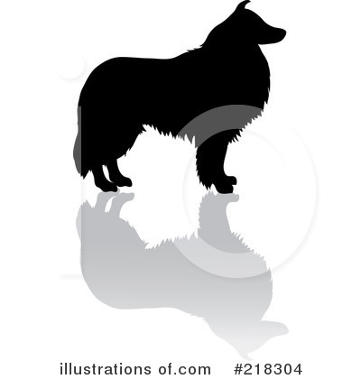 Royalty-Free (RF) Collie Clipart Illustration by Pams Clipart - Stock Sample #218304