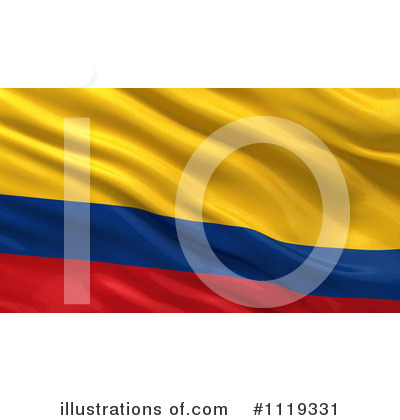 Colombian Flag Clipart #1119331 by stockillustrations
