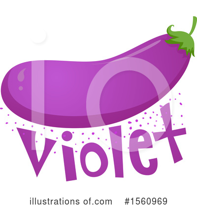 Violet Clipart #1560969 by BNP Design Studio