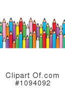 Colored Pencils Clipart #1094092 by visekart