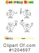 Coloring Book Page Clipart #1204697 by Hit Toon