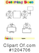 Coloring Book Page Clipart #1204706 by Hit Toon