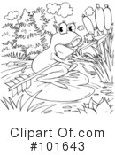 Coloring Page Clipart #101643 by Alex Bannykh