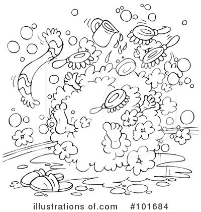Royalty-Free (RF) Coloring Page Clipart Illustration by Alex Bannykh - Stock Sample #101684