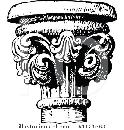 Royalty-Free (RF) Column Clipart Illustration by Prawny Vintage - Stock Sample #1121563