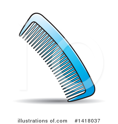 Royalty-Free (RF) Comb Clipart Illustration by Lal Perera - Stock Sample #1418037