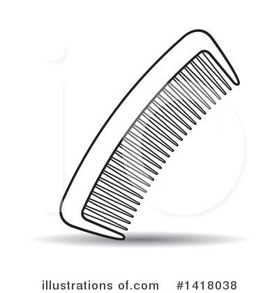 Royalty-Free (RF) Comb Clipart Illustration by Lal Perera - Stock Sample #1418038