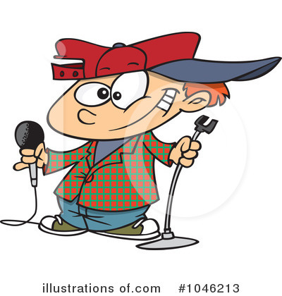 Royalty-Free (RF) Comedian Clipart Illustration by toonaday - Stock Sample #1046213