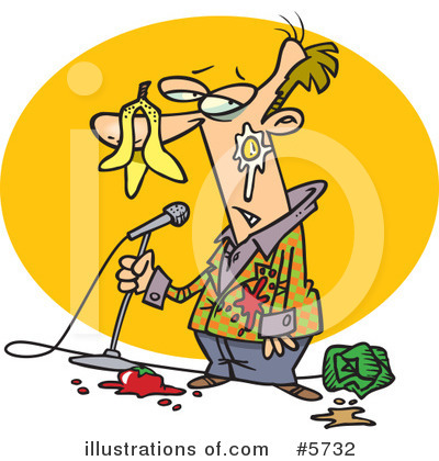 Royalty-Free (RF) Comedian Clipart Illustration by toonaday - Stock Sample #5732