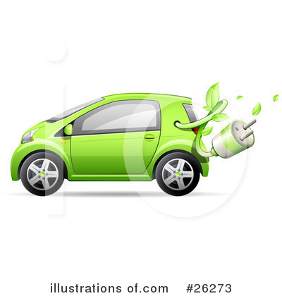 Royalty-Free (RF) Compact Car Clipart Illustration by beboy - Stock Sample #26273