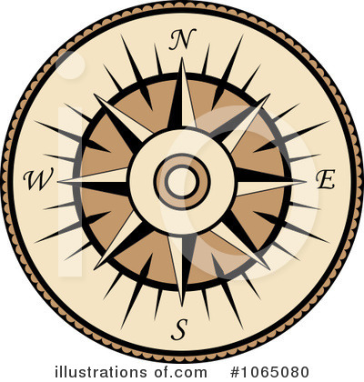 Royalty-Free (RF) Compass Clipart Illustration by Vector Tradition SM - Stock Sample #1065080