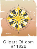 Compass Clipart #11822 by AtStockIllustration