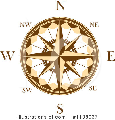 Royalty-Free (RF) Compass Clipart Illustration by Vector Tradition SM - Stock Sample #1198937