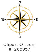 Compass Clipart #1285957 by Cherie Reve