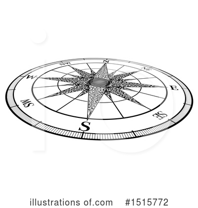 Royalty-Free (RF) Compass Clipart Illustration by AtStockIllustration - Stock Sample #1515772