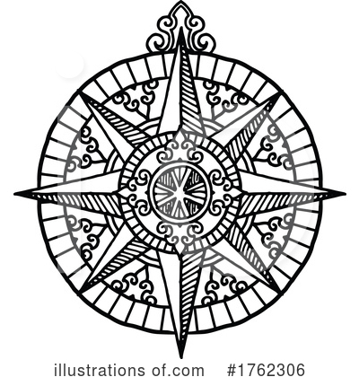 Royalty-Free (RF) Compass Clipart Illustration by Vector Tradition SM - Stock Sample #1762306
