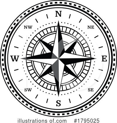 Royalty-Free (RF) Compass Clipart Illustration by Vector Tradition SM - Stock Sample #1795025