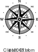 Compass Rose Clipart #1804514 by Vector Tradition SM
