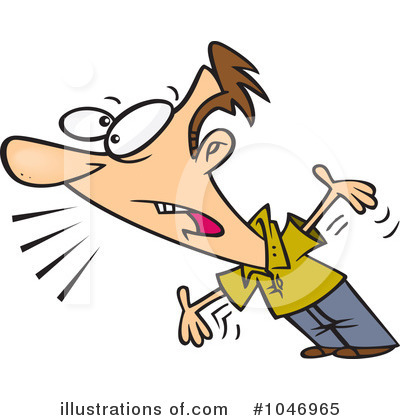 Royalty-Free (RF) Complaining Clipart Illustration by toonaday - Stock Sample #1046965