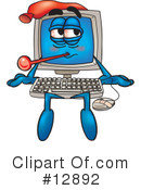 Computer Character Clipart #12892 by Toons4Biz
