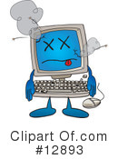 Computer Character Clipart #12893 by Toons4Biz
