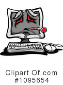 Computer Clipart #1095654 by Chromaco