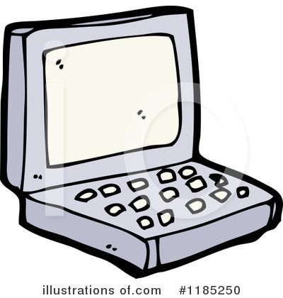 Royalty-Free (RF) Computer Clipart Illustration by lineartestpilot - Stock Sample #1185250