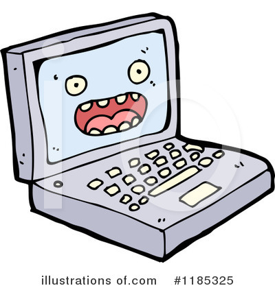 Royalty-Free (RF) Computer Clipart Illustration by lineartestpilot - Stock Sample #1185325