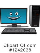 Computer Clipart #1242038 by Vector Tradition SM
