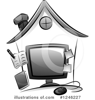 Royalty-Free (RF) Computer Clipart Illustration by BNP Design Studio - Stock Sample #1246227