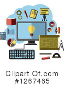 Computer Clipart #1267465 by Vector Tradition SM