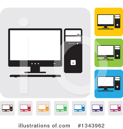 Computers Clipart #1343962 by ColorMagic
