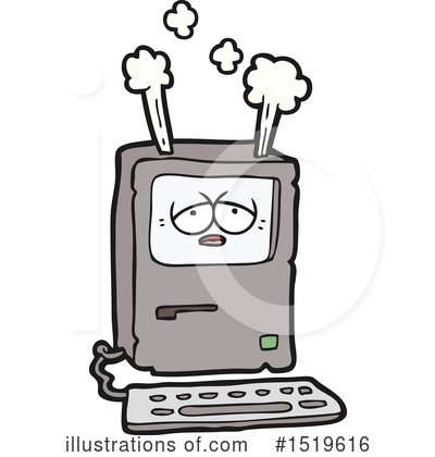 Royalty-Free (RF) Computer Clipart Illustration by lineartestpilot - Stock Sample #1519616