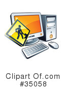 Computer Clipart #35058 by beboy
