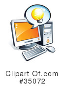 Computer Clipart #35072 by beboy